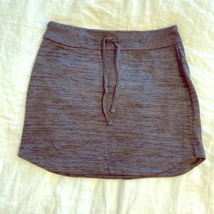 Dark Grey Athleta Drawstring Skirt